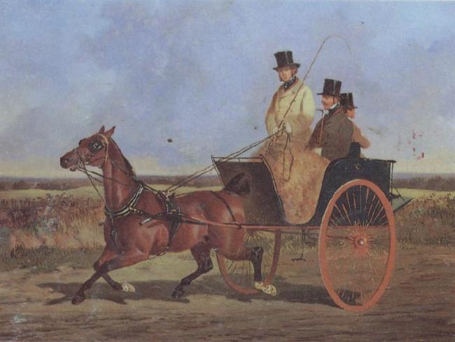 John Frederick Herring A Horse and Trap on the York Road